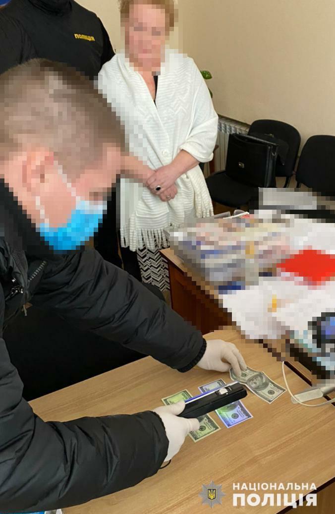 В Кривом Роге чиновницу поймали на взятке