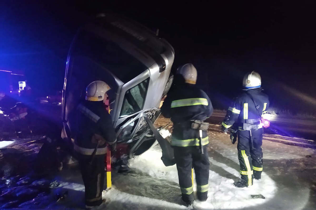 ДТП с пожаром на Днепропетровщине: погибли двое человек