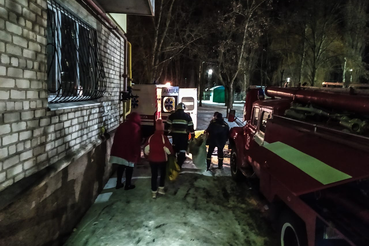 В Вольногорске горела квартира: пострадала женщина