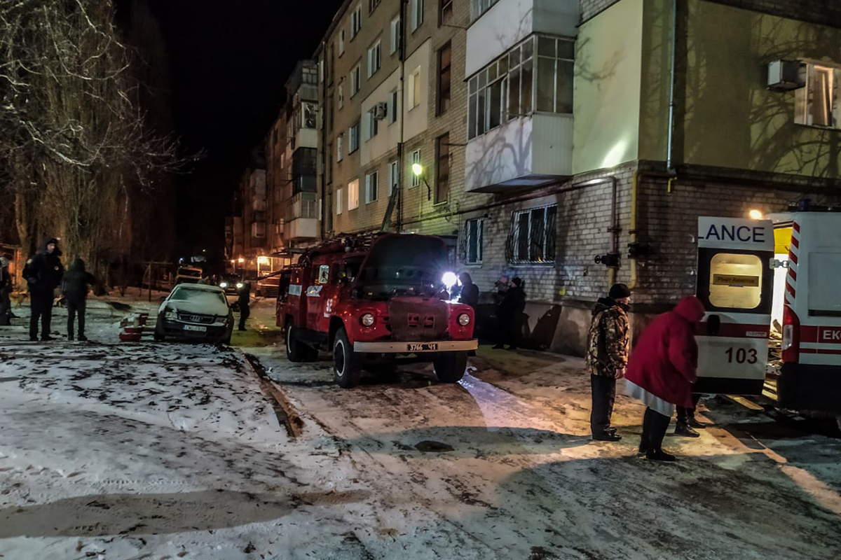 В Вольногорске горела квартира: пострадала женщина