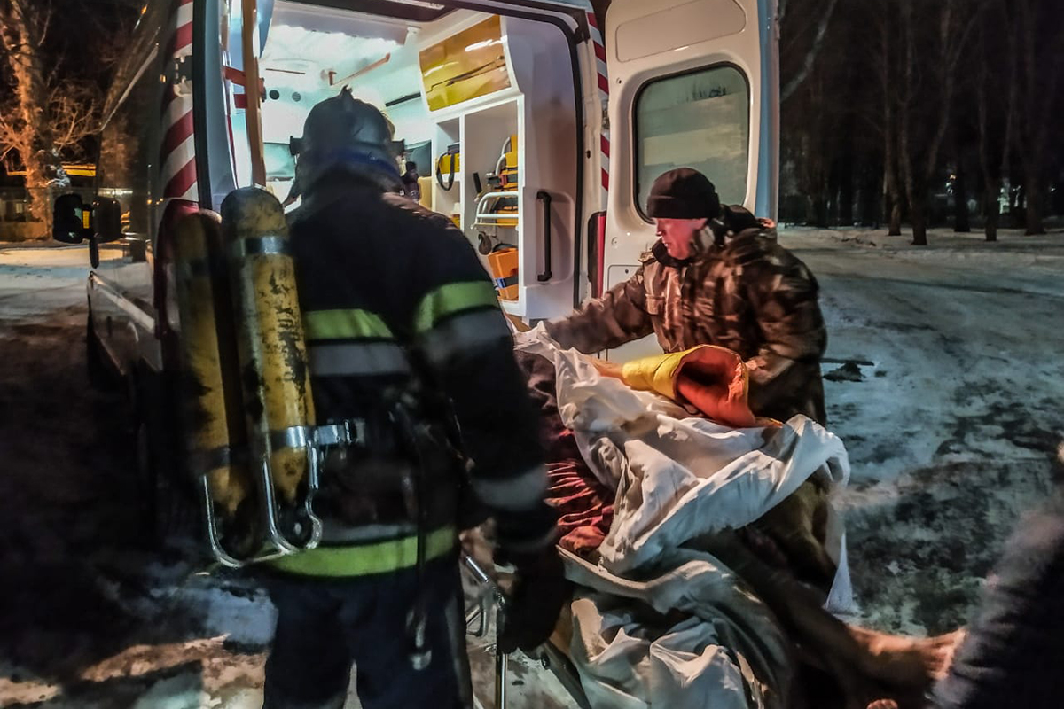 В Вольногорске горела квартира: пострадала женщина