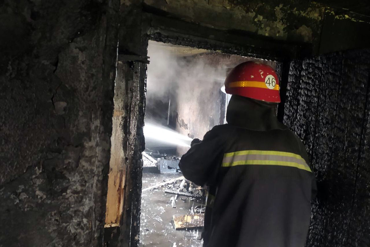 В Днепропетровской области на пожаре погиб мужчина и пострадала женщина