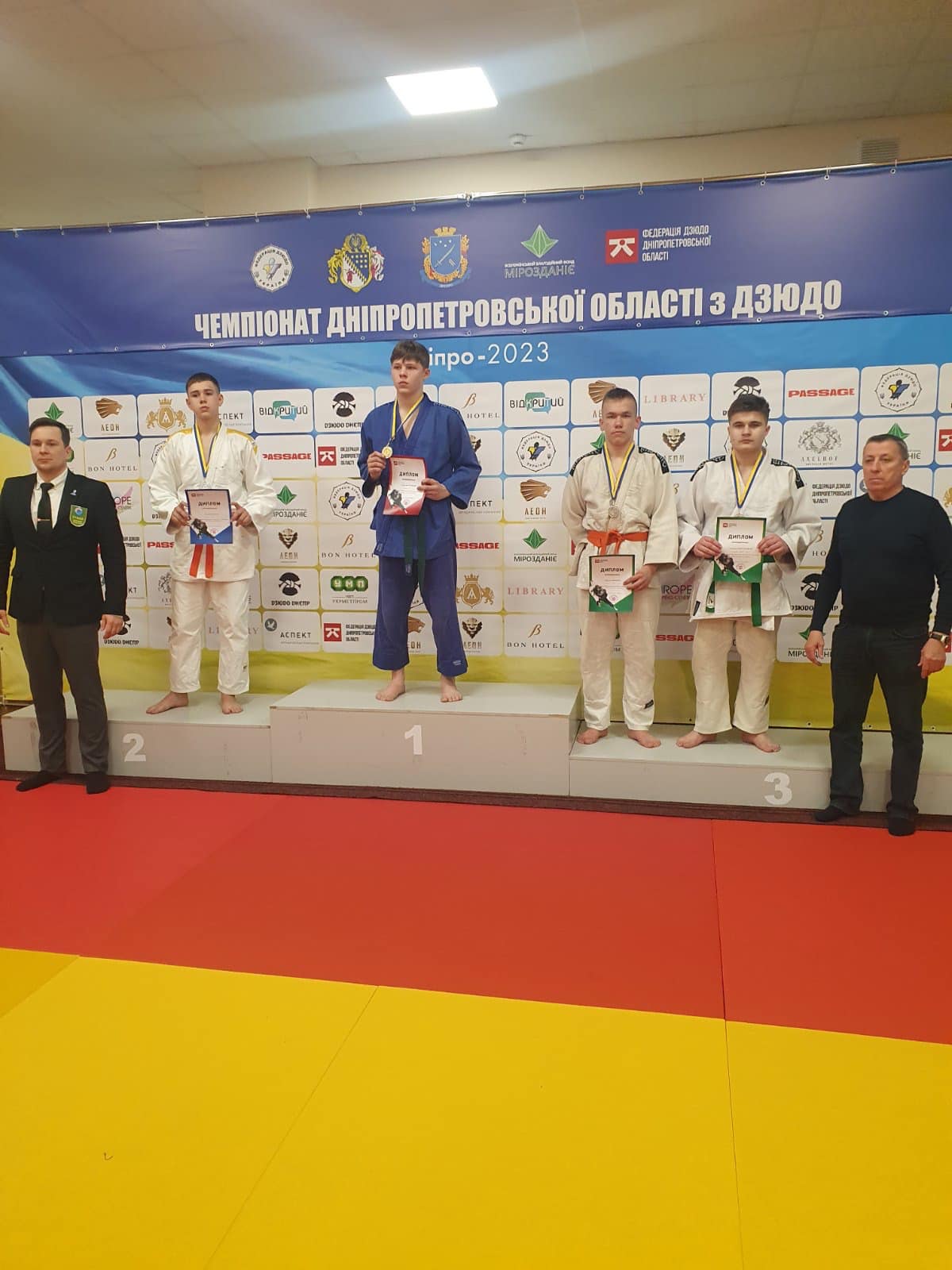 Дзюдоїсти Кам'янського стали призерами обласного чемпіонату 