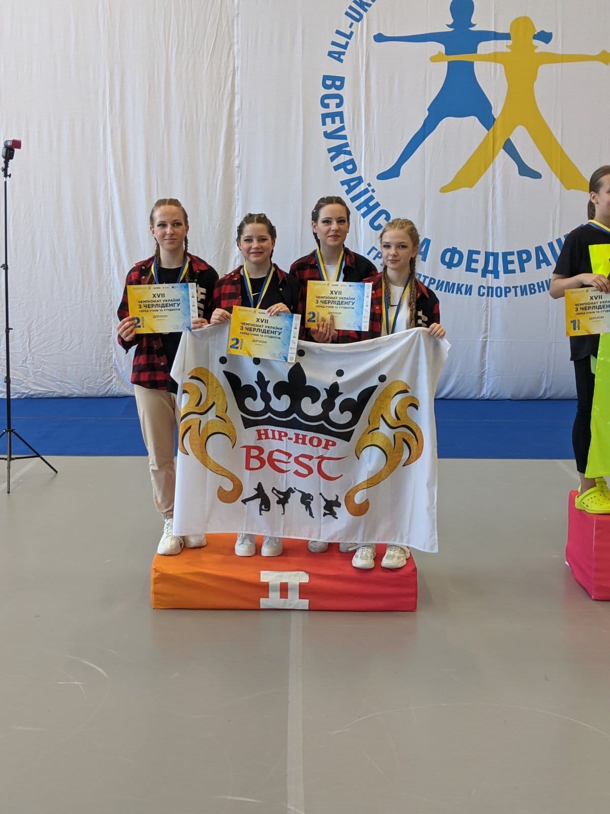 Чирлідери Кам'янського вибороли нагороди на чемпіонаті України у Львові