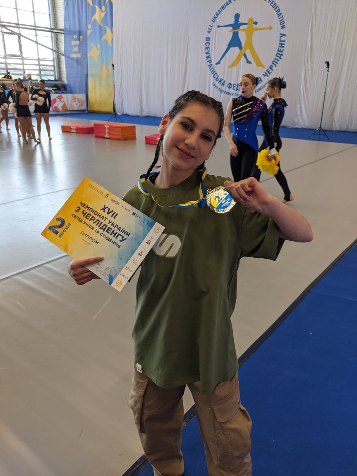 Чирлідери Кам'янського вибороли нагороди на чемпіонаті України у Львові