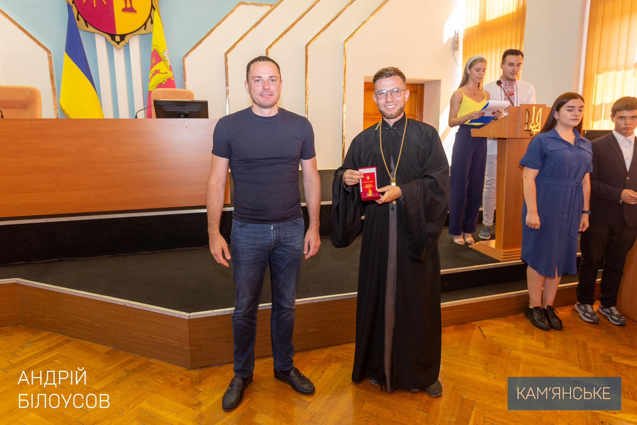 Заходи до Дня Незалежності України пройшли у Кам'янському (відео)