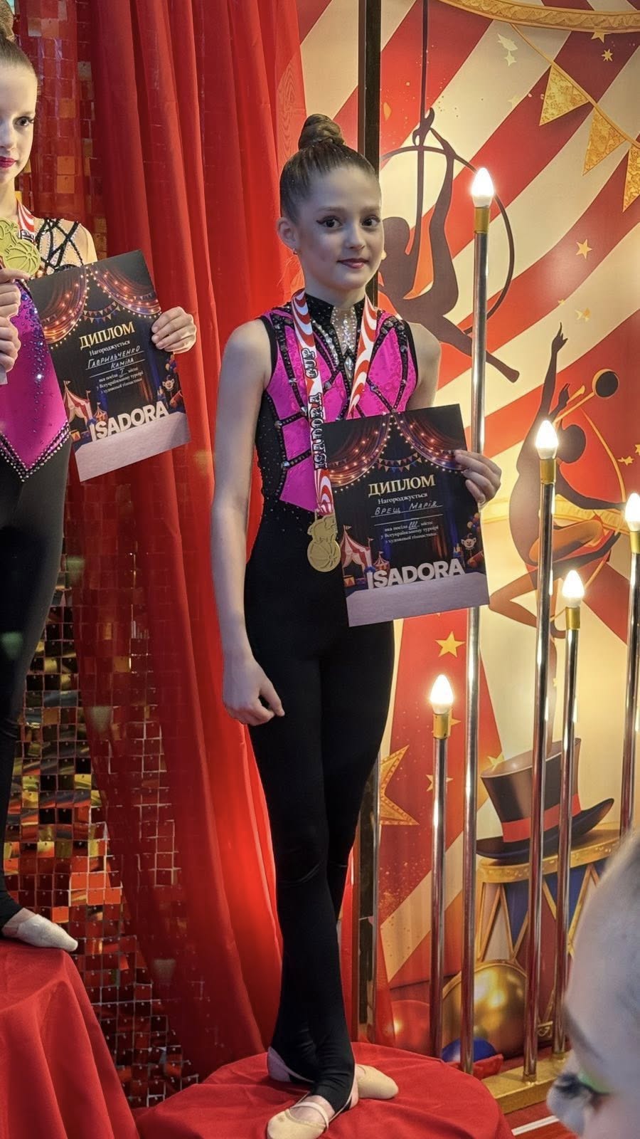 Гімнастки Кам’янського здобули низку нагород на всеукраїнському турнірі "Isadora Cup" 9 8 bereznya kamyanske gimnastky 17