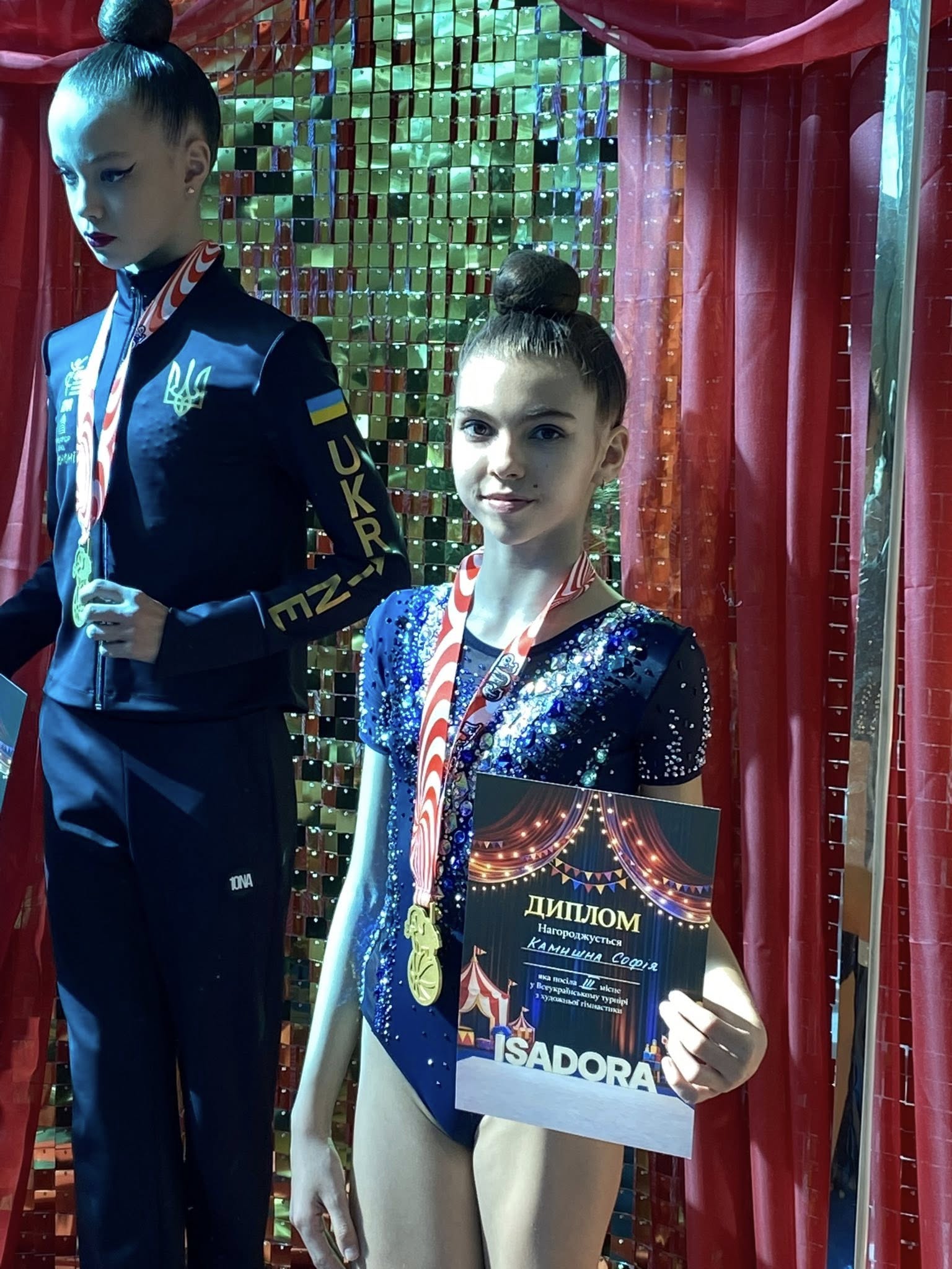 Гімнастки Кам’янського здобули низку нагород на всеукраїнському турнірі "Isadora Cup" 3 8 bereznya kamyanske gimnastky 4